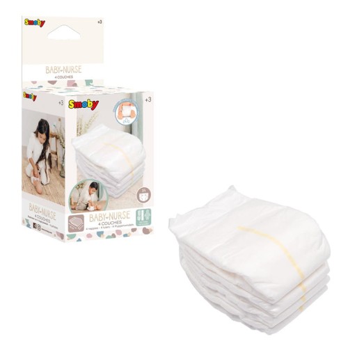 Przejdź do produktu Baby Nurse Pieluszki 4szt 220365 Smoby