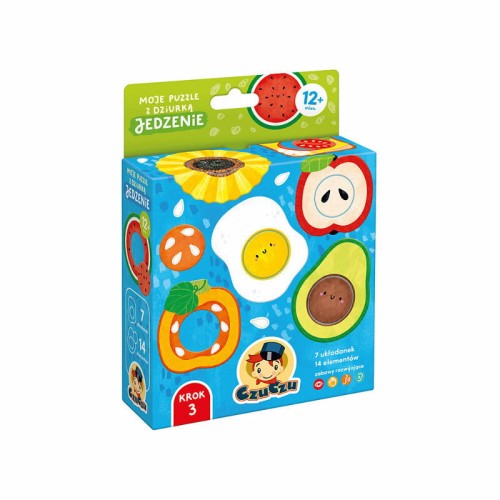 Przejdź do produktu PUZZLE Z DZIURK 14EL JEDZENIE 12+ CZU PUD