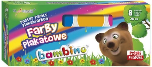 Przejdź do produktu Farby plakatowe 8kol 20ml MAJEWSKI mix cena za 1 s