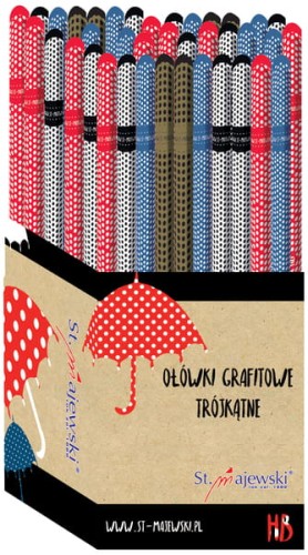 Przejdź do produktu Ołówek trójkątny HB Umbrella p72, cena za 1szt