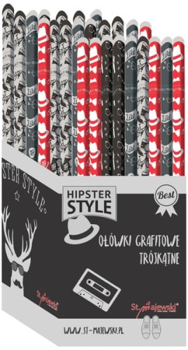 Przejdź do produktu Ołówek trójkątny HB Hipster p72, cena za 1szt