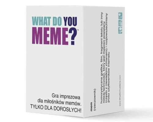 Przejdź do produktu EP  What Do You Meme? Gra IMPREZOWA DLA DOROSŁYCH - edycja polska 04135
