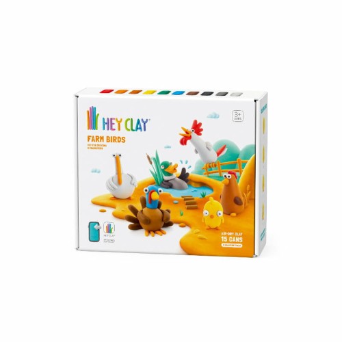 Przejdź do produktu Hey Clay Zestaw ptaki z farmy 15-pak 15 puszek 150