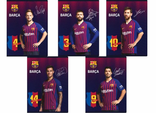 Przejdź do produktu ZESZYT MO A5/16K KRATA FCB BARCA FAN 7 2044 A'20