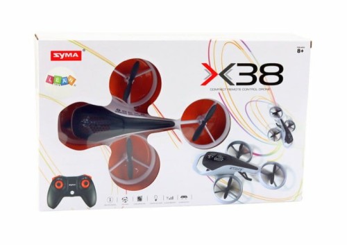 Przejdź do produktu Dron na radio X38 SYMA biały 20881 Lean Toys
