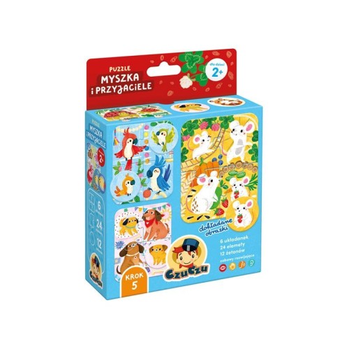 Przejdź do produktu PUZZLE 24EL MYSZKA I PRZYJACIELE CZU PUD