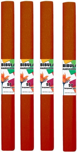 Przejdź do produktu Krepina brąz-jas. rolka 50 x 200 cm kol. 27, Starpak