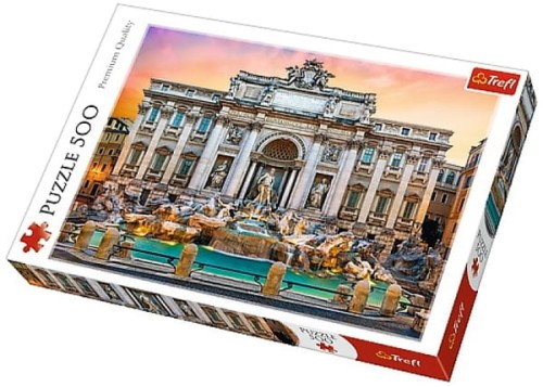 Przejdź do produktu Puzzle 500el Fontanna di Trevi, Rzym 37292 TREFL p