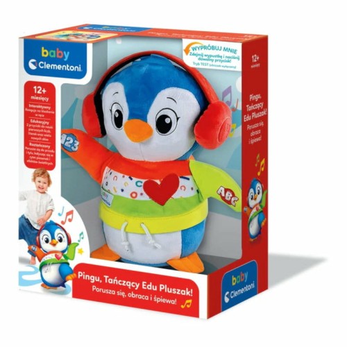 Przejdź do produktu Clementoni Tańczący pingwin Pingu edu pluszak 5071