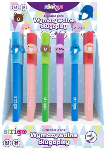 Przejdź do produktu Długopis wymazywalny Animals, Strigo
