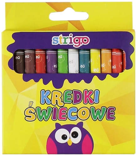 Przejdź do produktu Kredki świecowe 24-kol., Strigo