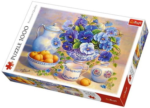 Przejdź do produktu Puzzle 1000el Niebieski bukiet 10466 TREFL p6