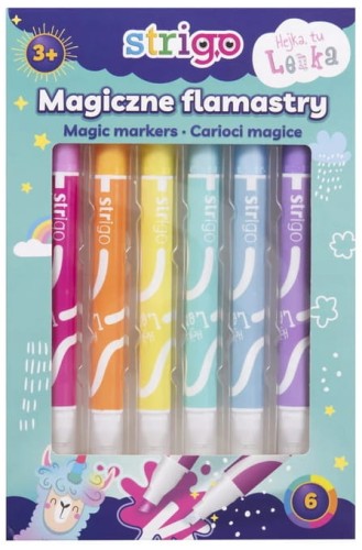 Przejdź do produktu Flamastry magiczne 6szt - Lenka, Strigo