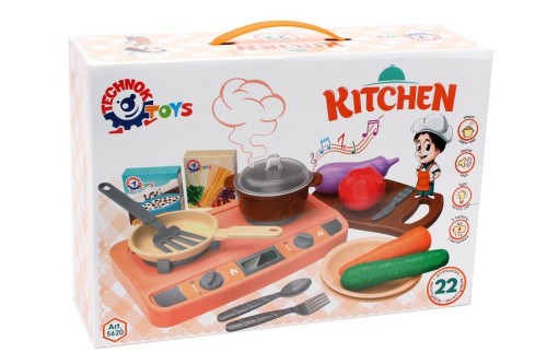 Przejdź do produktu Zestaw Kuchenka z akcesoriami 22el w pudełku 5620