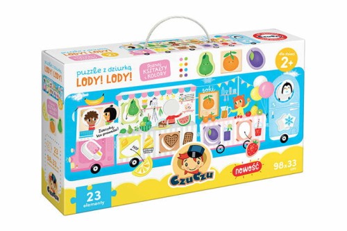Przejdź do produktu CzuCzu Puzzle z dziurką Lody Lody