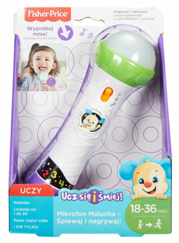 Przejdź do produktu Fisher-Price Mikrofon Malucha – Śpiewaj i nagrywaj