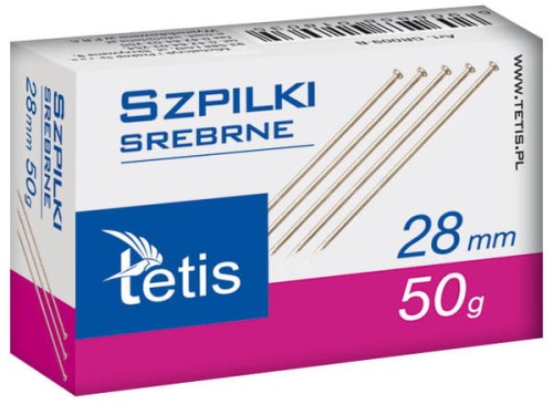 Przejdź do produktu Szpilki 28mm 50g p10. TETIS/cena za 1szt.