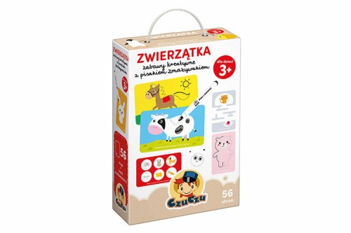 Przejdź do produktu CzuCzu Zwierzątka Zabawy kreatywne z pisakiem zmaz