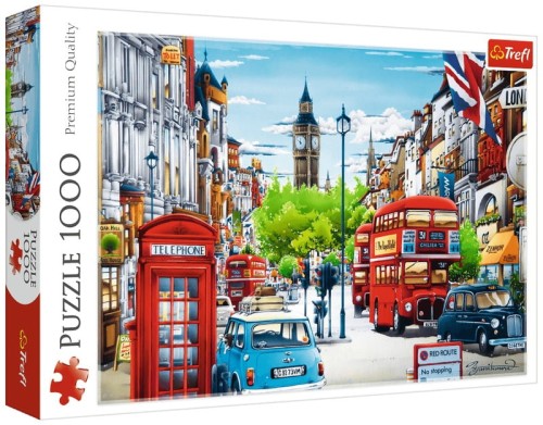 Przejdź do produktu Puzzle 1000el Ulica Londynu 10557 Trefl