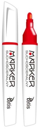 Przejdź do produktu Marker suchościeralny czerwony końcówka stożkowa t