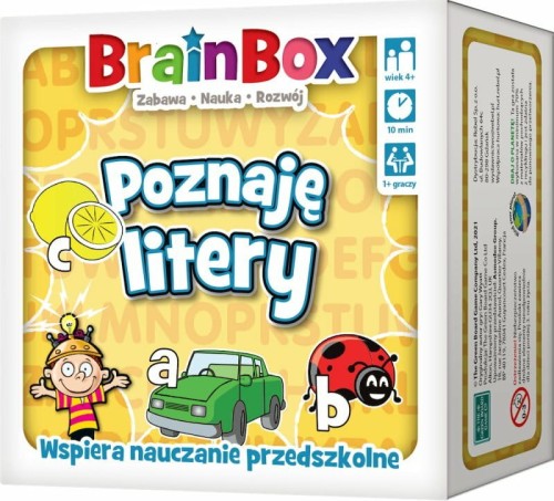 Przejdź do produktu BrainBox Gra edukacyjna Poznaję litery REBEL