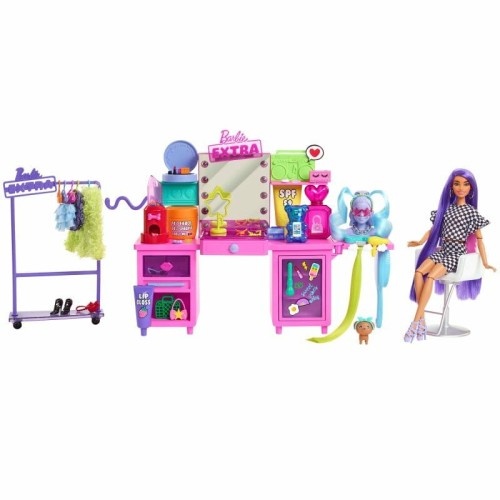 Przejdź do produktu Barbie Extra Toaletka zestaw + lalka GYJ70 MATTEL