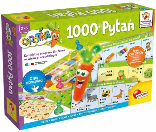 Przejdź do produktu Carotina 1000 pytań P52288 LISCIANI