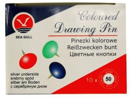 Przejdź do produktu PINEZKI KOLOR/50SZT KART SR.SP