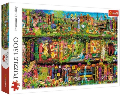 Przejdź do produktu Puzzle 1500el Baśniowa biblioteczka 26165 Trefl p6