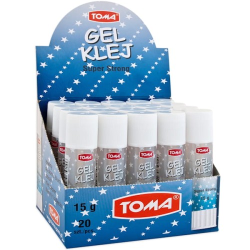 Przejdź do produktu KLEJ W SZTYFCIE 15G TOMA ŻEL