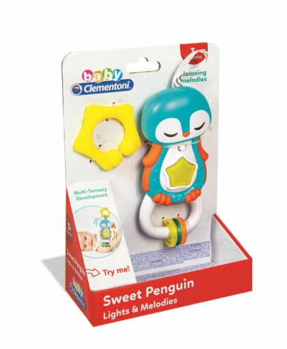 Przejdź do produktu Clementoni Interaktywna grzechotka Pingwin 17361