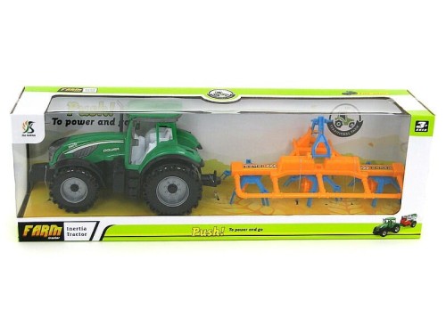 Przejdź do produktu Traktor z napędem z przyczepą w pudełku 507296