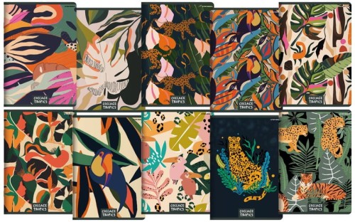 Przejdź do produktu Zeszyt A5 60 k. linia 70g Collage, Top-2000