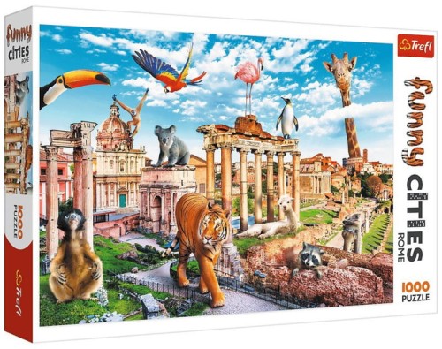 Przejdź do produktu Puzzle 1000el Funny cities - Dziki Rzym TREFL p6