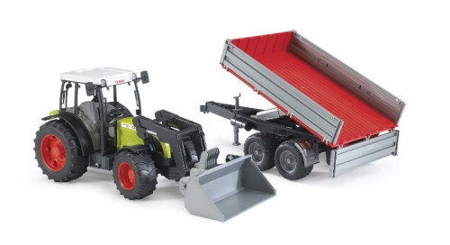 Przejdź do produktu Traktor Claas Nectis 267F z ładowarką i przyczepą