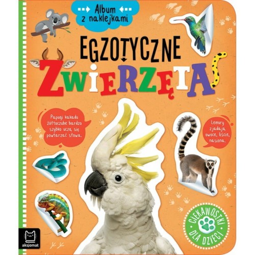 Przejdź do produktu Album z naklejkami. Egzotyczne zwierzęta