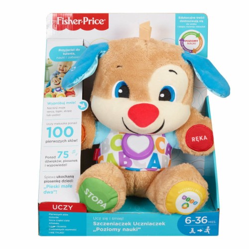 Przejdź do produktu Fisher-Price Ucz się i śmiej! Szczeniaczek Uczniac