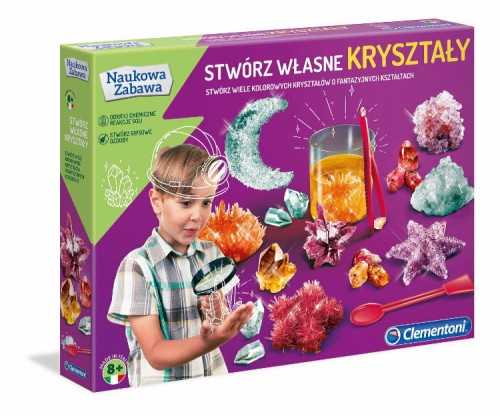 Przejdź do produktu Clementoni Stwórz własne kryształy p6 50069