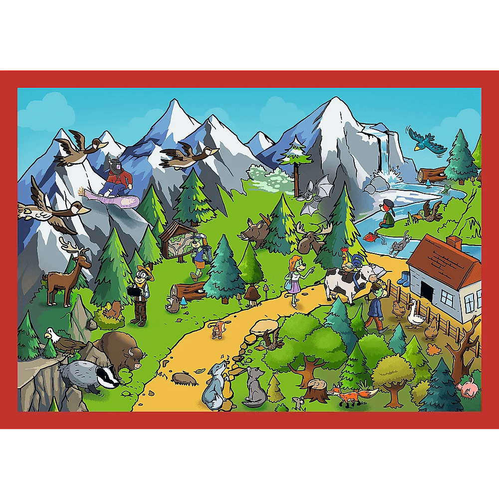 34675_Puzzle 4w1 - Podróże Treflików, Rodzina Treflików_5.webp