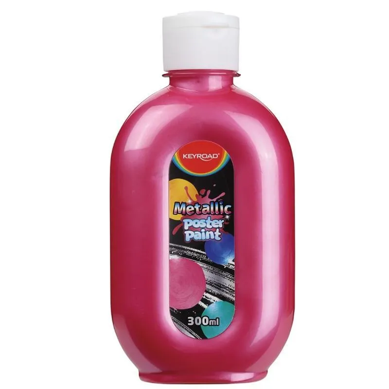 farba-plakatowa-keyroad-metaliczna-300ml-butelka-czerwona (1).webp
