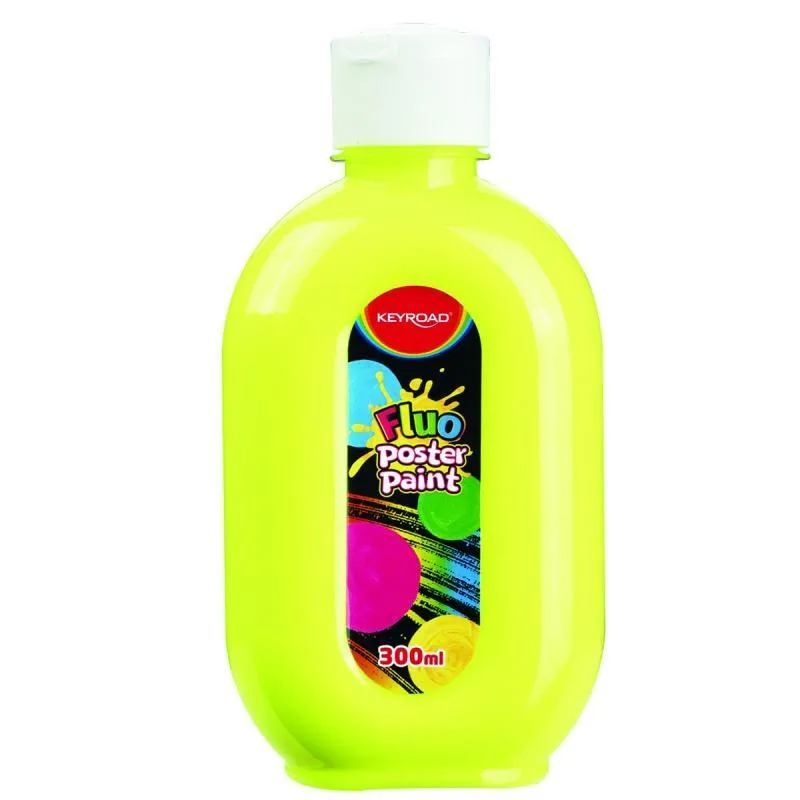 farba-plakatowa-keyroad-fluorescencyjna-300ml-butelka-neonowa-zolta.webp