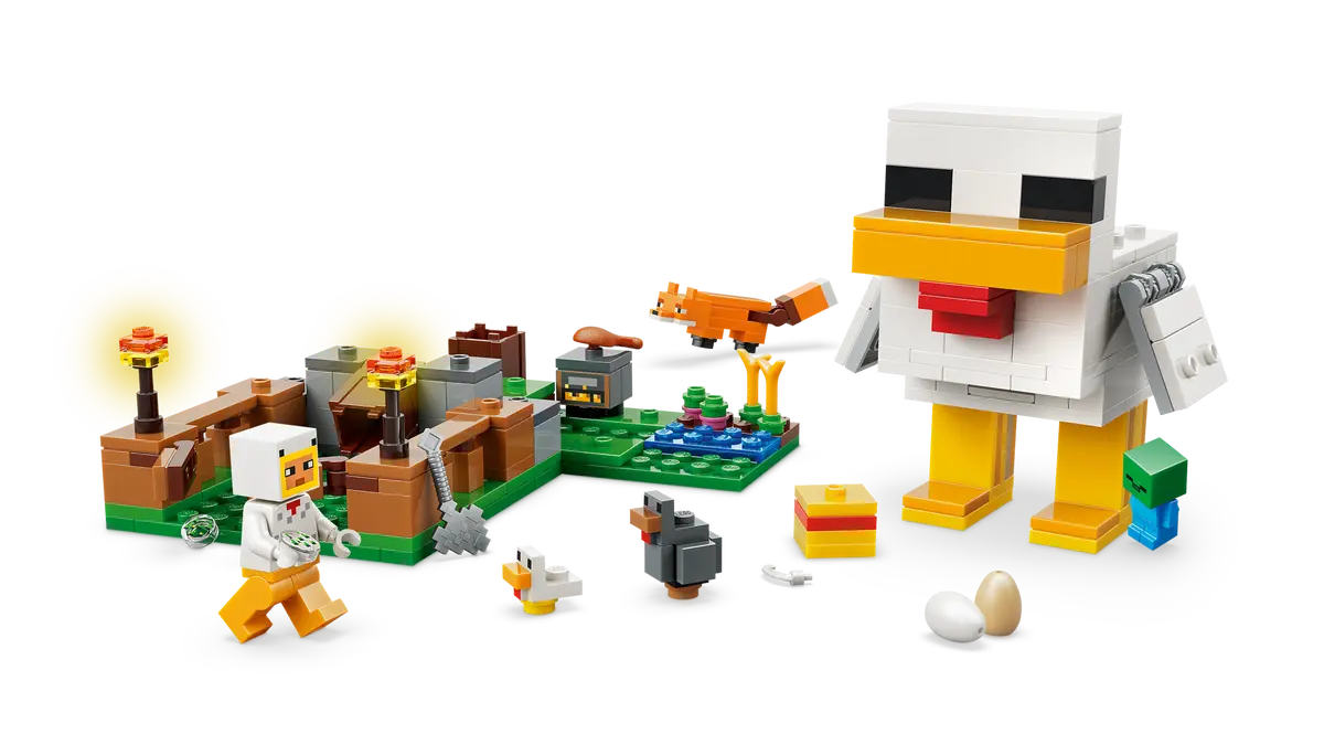 LEGO MINECRAFT 21585 Farma kurczaków_4.webp