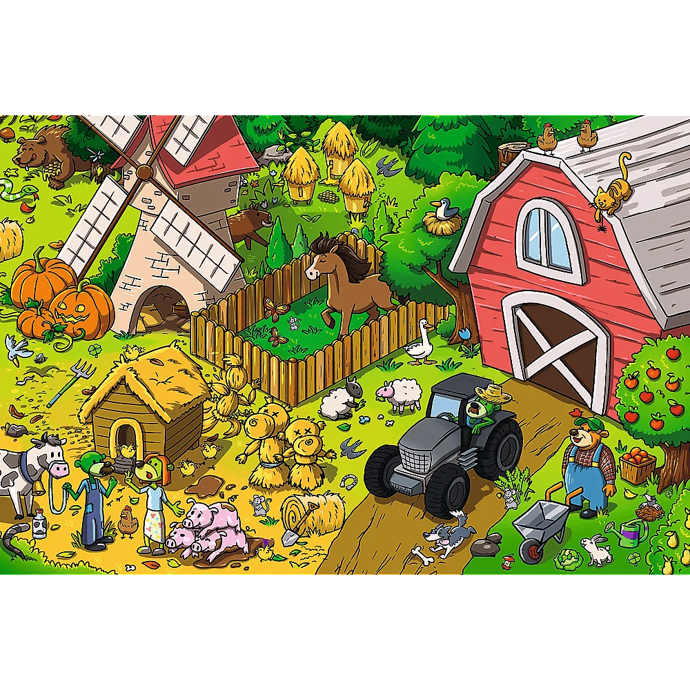 Puzzle 60-el. Trefliki na farmie 1742, Trefl 2.webp
