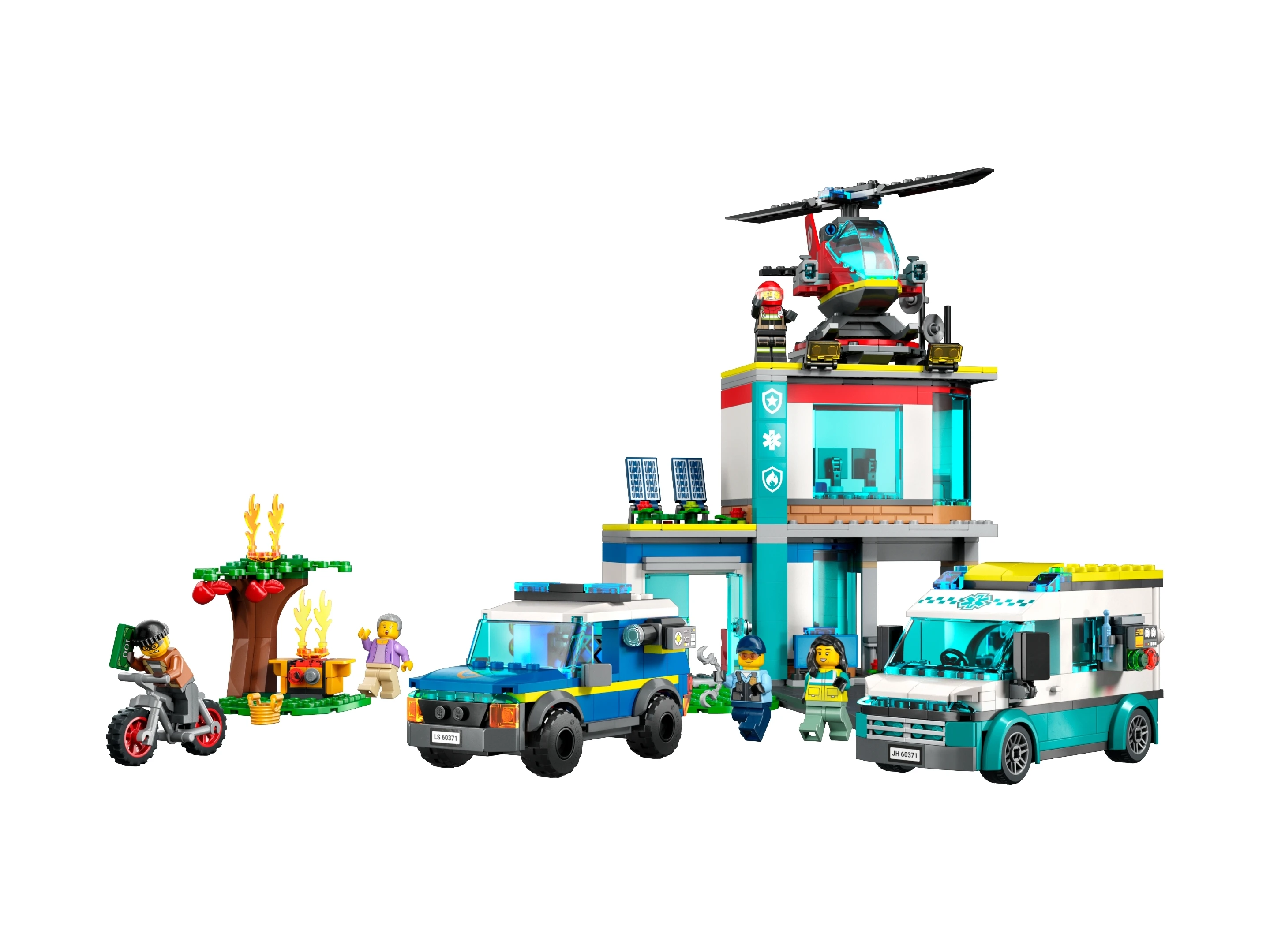 LEGO 60371 CITY Parking dla pojazdów uprzywilejowa 2.webp