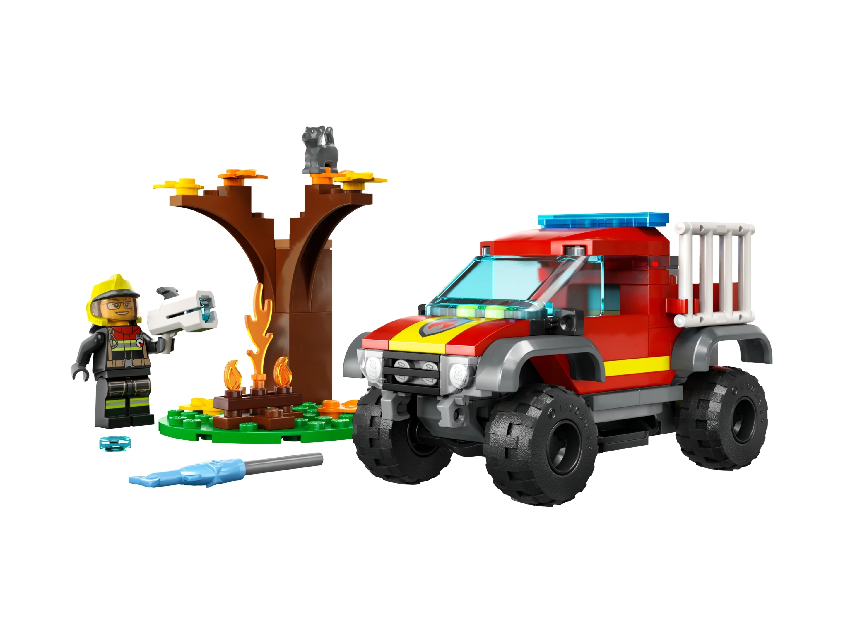 LEGO 60393 CITY Wóz strażacki 4x4 - misja ratunkow 2.webp