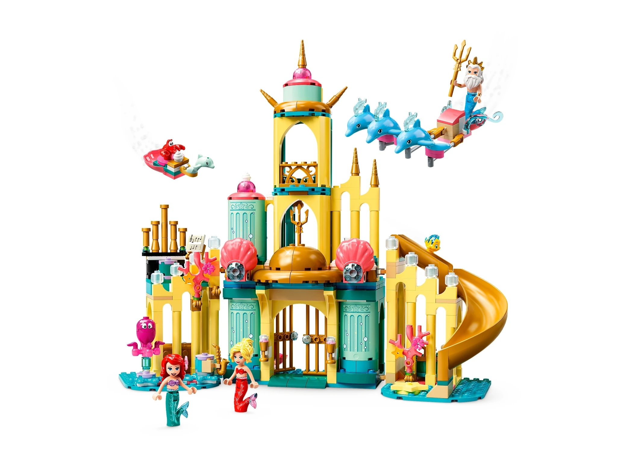 LEGO 43207 DISNEY PRINCESS Podwodny pałac Arielki 2.webp