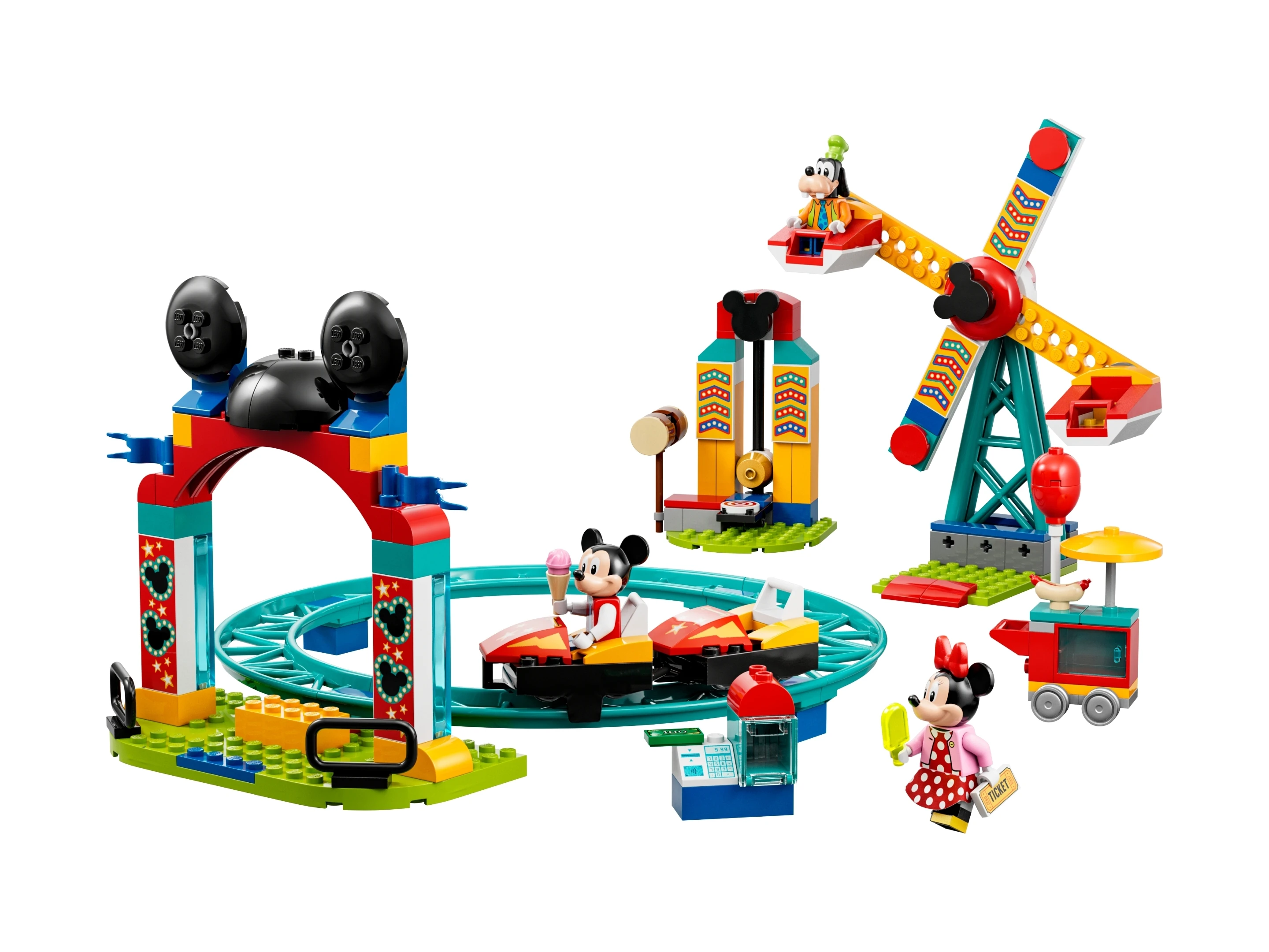 LEGO 10778 DISNEY Miki, Minnie i Goofy w wesołym m 2.webp