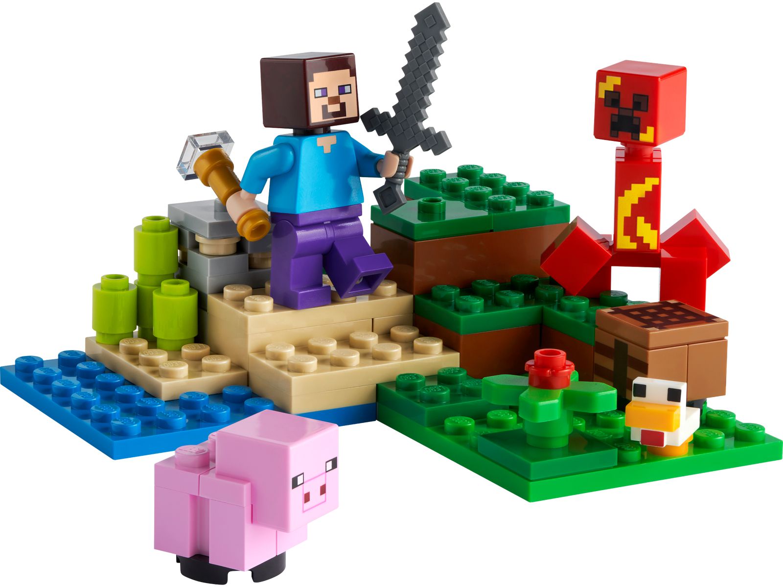LEGO 21177 MINECRAFT 2022 Zasadzka Creepera p4 2.jpg