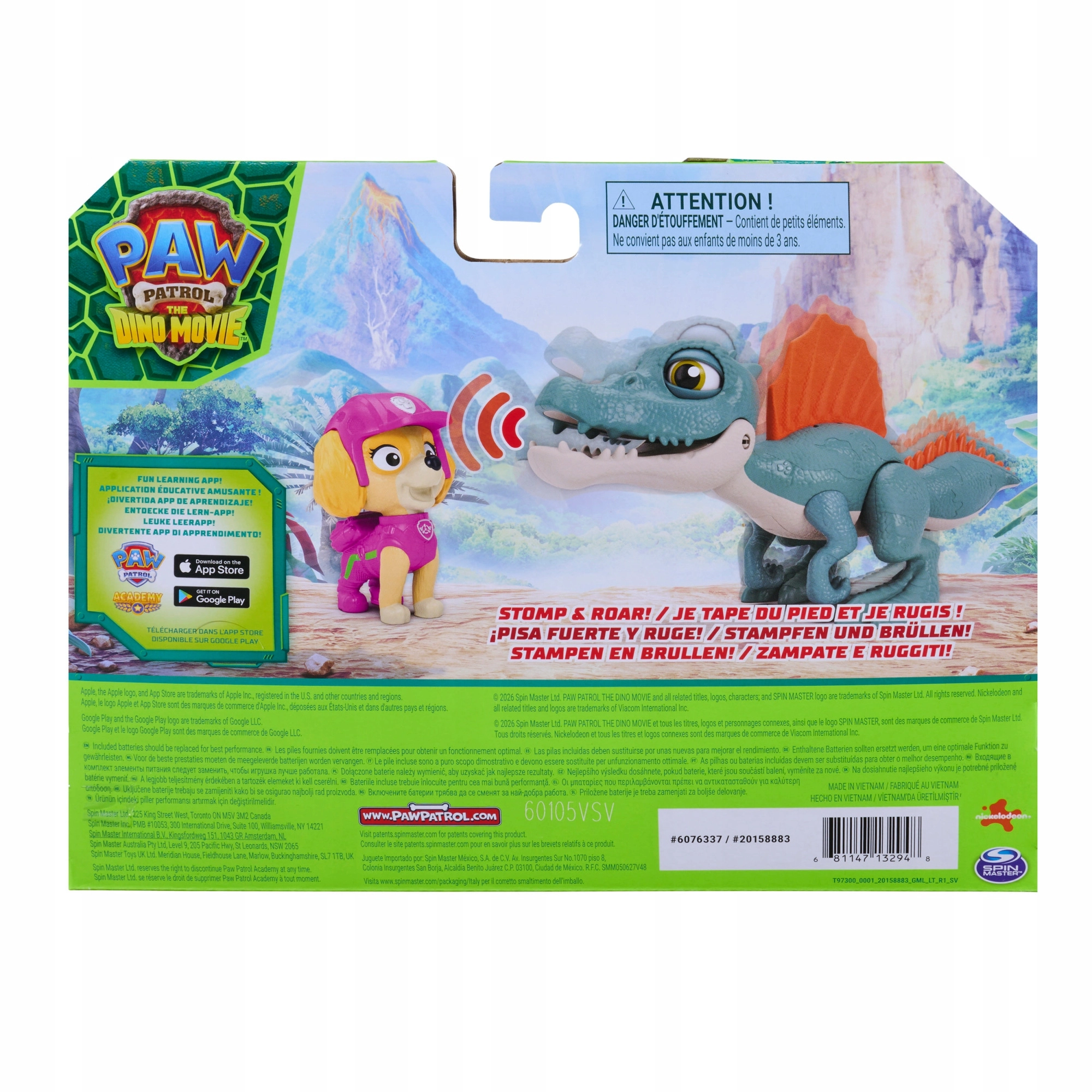 Psi Patrol film Dino Dinozaur+Skye 6076351 (6).webp