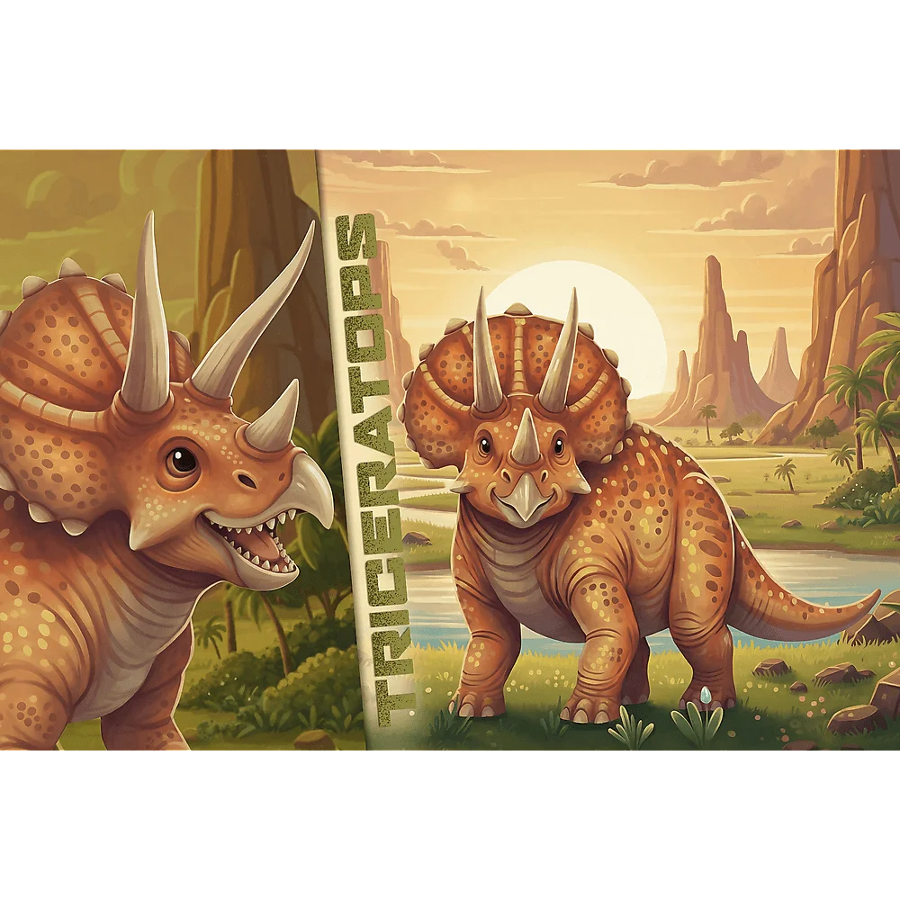 Puzzle 100 Inspired By Dino World wzór 3 Rodzina Treflików 16580 2.webp